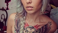 Woman tattoos models