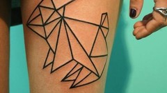 Woman tattoos models