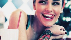 Woman tattoos models