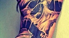 Woman tattoos models