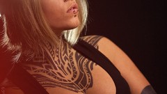 Woman tattoos models cleavage boobs Russians Teya Salat 