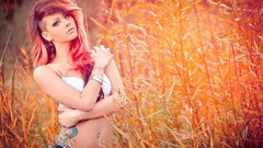 Woman tattoos models redheads