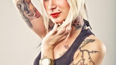 Woman tattoos models sheila nastazio