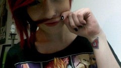 Woman tattoos redheads