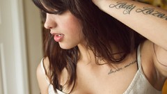 Woman tattoos Trinidad (SuicideGirls)
