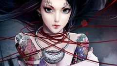 Woman tattoos Xiao Bai