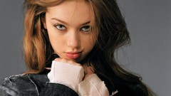 Woman teen long hair