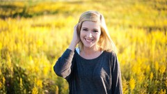 Woman teenager blondes sunlight models