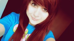 Woman teenager redheads