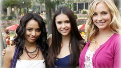 Woman The Vampire Diaries Celebrity Nina Dobrev Actress blondes 