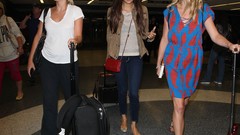 Woman The Vampire Diaries Celebrity Nina Dobrev airports 