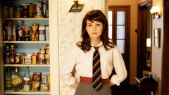 Woman tie brunettes school uniforms models carey mulligan