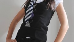 Woman tie skirts brunettes St Mackenzies magazine