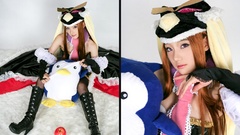 Woman tile apples Penguins boots mawaru penguindrum takakura 