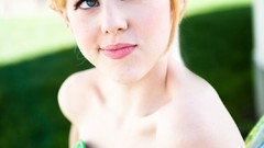 Woman tinkerbell cosplay