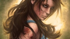 Woman tomb raider lara croft artwork