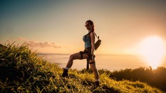 Woman tomb raider lara croft models redheads Bianca Beauchamp