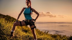 Woman tomb raider lara croft models redheads Bianca Beauchamp