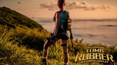 Woman tomb raider lara croft models redheads cosplay Bianca 