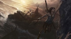 Woman tomb raider lara croft reborn concept art
