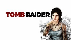 Woman tomb raider lara croft video games Simple Background