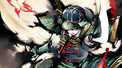 Woman touhou blood samurai