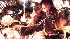 Woman touhou long hair