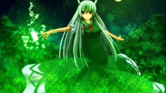 Woman touhou long hair