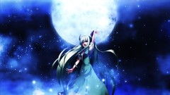 Woman touhou long hair