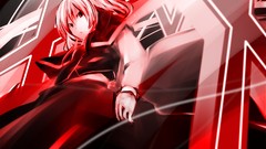 Woman touhou red Okazaki