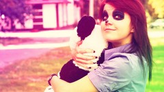 Woman Toys brunettes panda bears