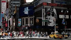 Woman traffic cityscapes