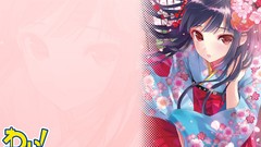 Woman Trap kimono anime girls Japanese clothes Kasukabe Akira