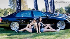 Woman tuning cars smiley brunettes