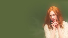 Woman TV Doctor Who TV shows Actress redheads karen gillan Amy 