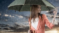 Woman Umbrellas models