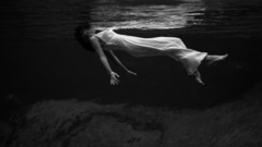 Woman underwater