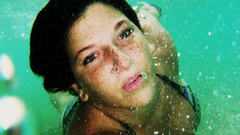 Woman underwater portraits