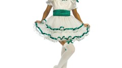 Woman uniforms cosplay standing