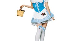 Woman uniforms cosplay standing