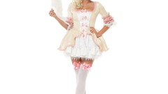 Woman uniforms cosplay standing