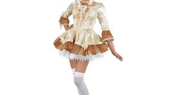 Woman uniforms cosplay standing