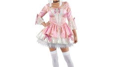 Woman uniforms cosplay standing