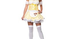 Woman uniforms cosplay standing