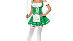 Woman uniforms cosplay standing