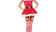 Woman uniforms cosplay standing