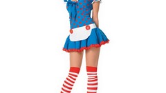 Woman uniforms cosplay standing