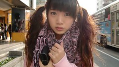 Woman urban asians brunettes pigtails