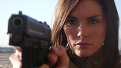 Woman USP girls with guns Taylor Cole big gun