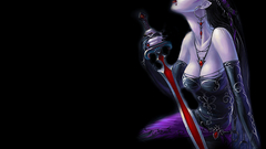 Woman Vampires Swords fantasy art